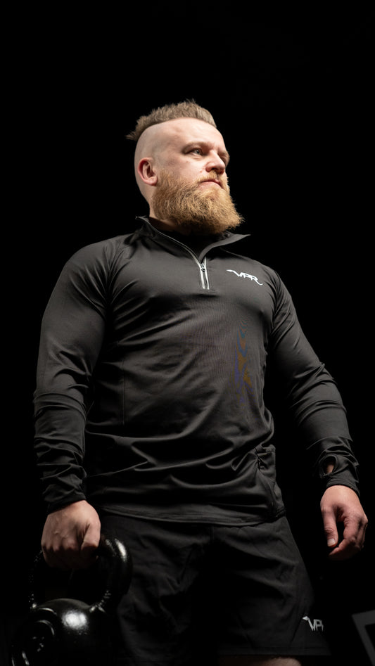 Performance Half Zip Top - Black